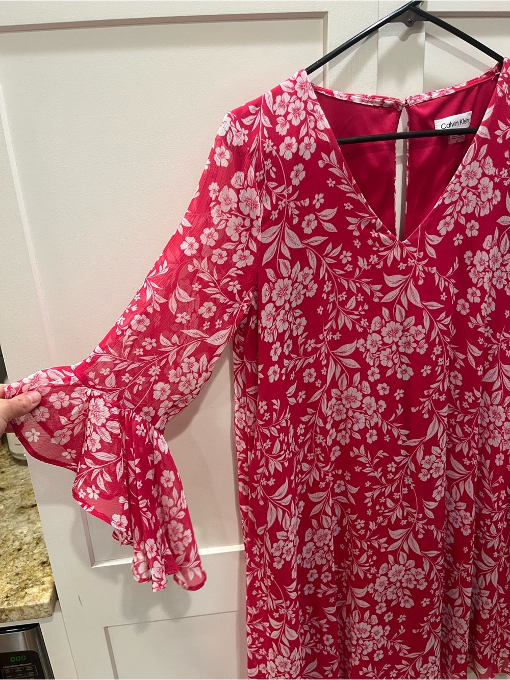 Calvin Klein Pink Floral Dress - Picture 2 of 5